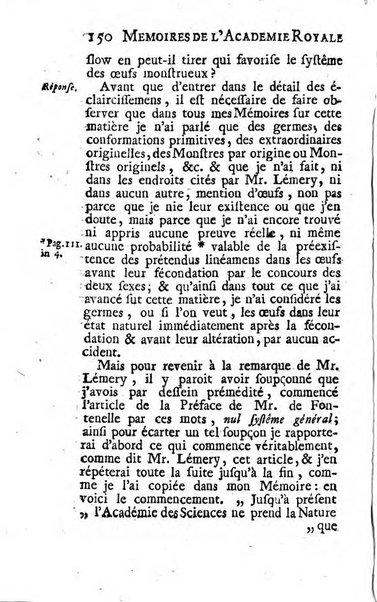 Histoire de l'Académie royale des sciences avec les Mémoires de mathematique & de physique, pour la même année, tires des registres de cette Académie.