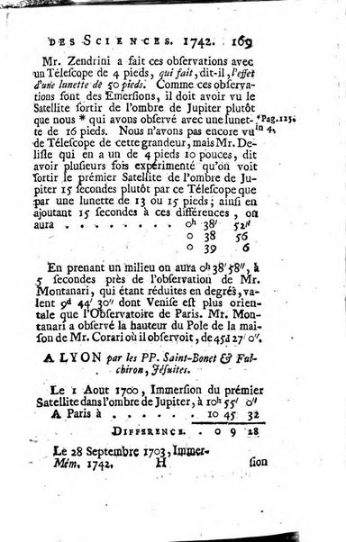 Histoire de l'Académie royale des sciences avec les Mémoires de mathematique & de physique, pour la même année, tires des registres de cette Académie.