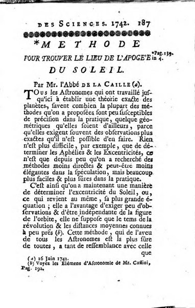 Histoire de l'Académie royale des sciences avec les Mémoires de mathematique & de physique, pour la même année, tires des registres de cette Académie.