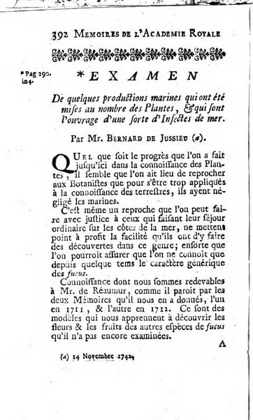 Histoire de l'Académie royale des sciences avec les Mémoires de mathematique & de physique, pour la même année, tires des registres de cette Académie.