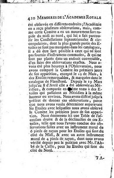 Histoire de l'Académie royale des sciences avec les Mémoires de mathematique & de physique, pour la même année, tires des registres de cette Académie.