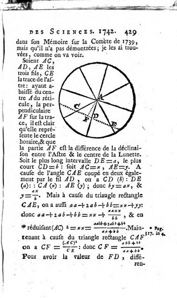 Histoire de l'Académie royale des sciences avec les Mémoires de mathematique & de physique, pour la même année, tires des registres de cette Académie.