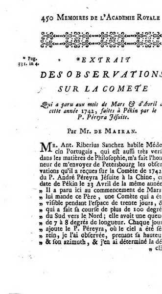 Histoire de l'Académie royale des sciences avec les Mémoires de mathematique & de physique, pour la même année, tires des registres de cette Académie.