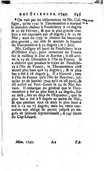 Histoire de l'Académie royale des sciences avec les Mémoires de mathematique & de physique, pour la même année, tires des registres de cette Académie.