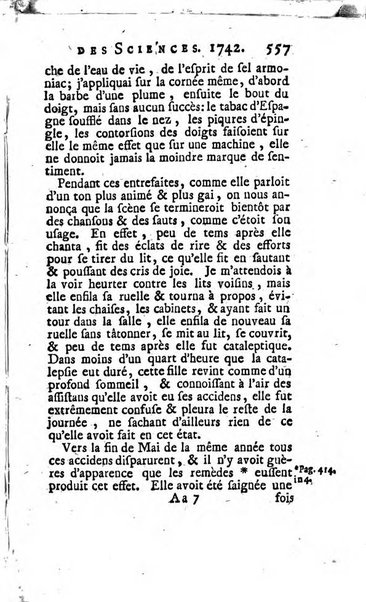 Histoire de l'Académie royale des sciences avec les Mémoires de mathematique & de physique, pour la même année, tires des registres de cette Académie.