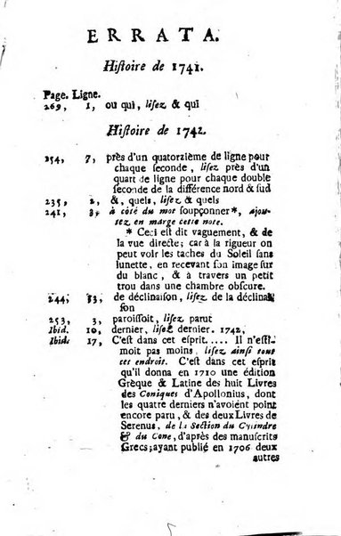 Histoire de l'Académie royale des sciences avec les Mémoires de mathematique & de physique, pour la même année, tires des registres de cette Académie.