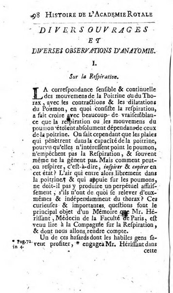 Histoire de l'Académie royale des sciences avec les Mémoires de mathematique & de physique, pour la même année, tires des registres de cette Académie.