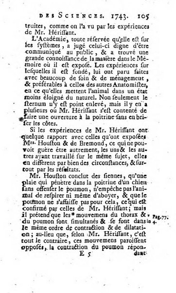 Histoire de l'Académie royale des sciences avec les Mémoires de mathematique & de physique, pour la même année, tires des registres de cette Académie.