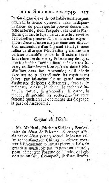 Histoire de l'Académie royale des sciences avec les Mémoires de mathematique & de physique, pour la même année, tires des registres de cette Académie.