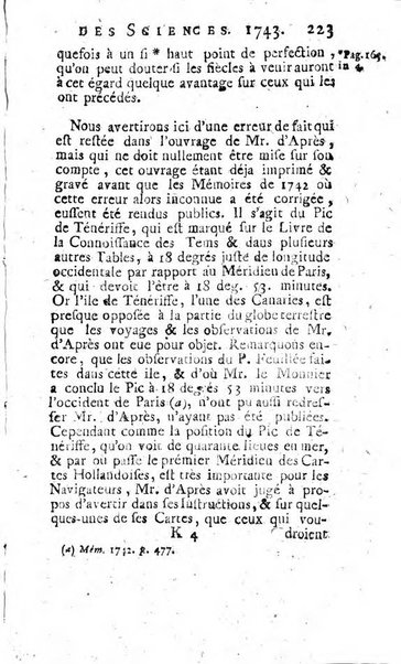 Histoire de l'Académie royale des sciences avec les Mémoires de mathematique & de physique, pour la même année, tires des registres de cette Académie.