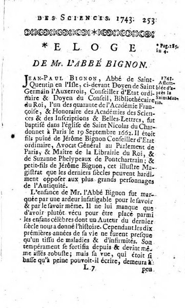 Histoire de l'Académie royale des sciences avec les Mémoires de mathematique & de physique, pour la même année, tires des registres de cette Académie.