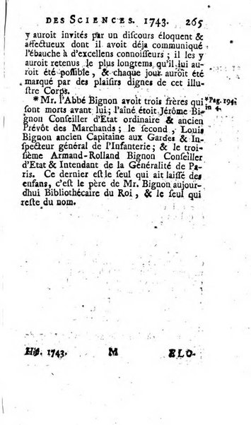 Histoire de l'Académie royale des sciences avec les Mémoires de mathematique & de physique, pour la même année, tires des registres de cette Académie.