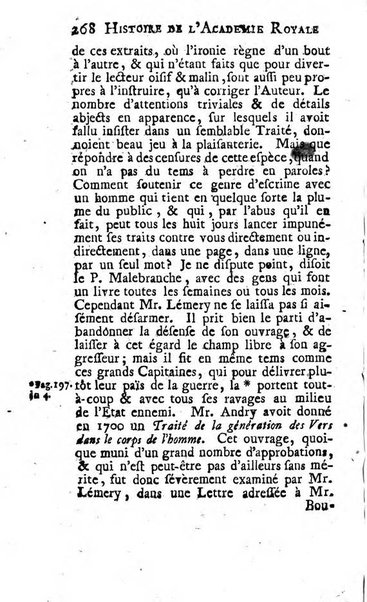 Histoire de l'Académie royale des sciences avec les Mémoires de mathematique & de physique, pour la même année, tires des registres de cette Académie.