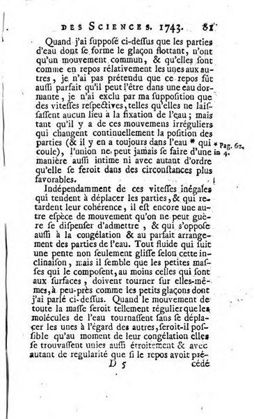 Histoire de l'Académie royale des sciences avec les Mémoires de mathematique & de physique, pour la même année, tires des registres de cette Académie.