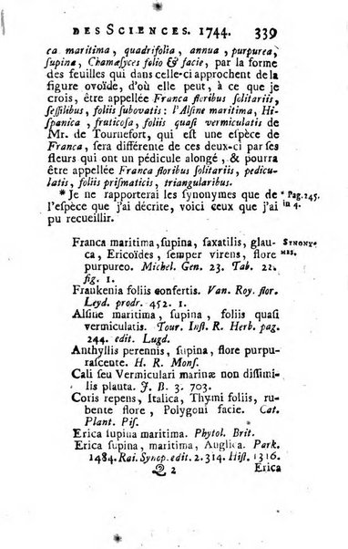 Histoire de l'Académie royale des sciences avec les Mémoires de mathematique & de physique, pour la même année, tires des registres de cette Académie.