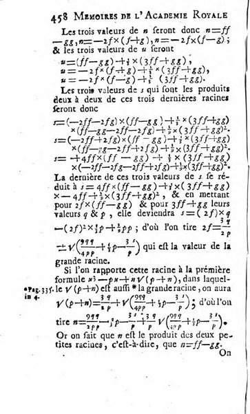 Histoire de l'Académie royale des sciences avec les Mémoires de mathematique & de physique, pour la même année, tires des registres de cette Académie.