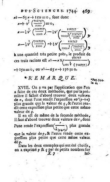 Histoire de l'Académie royale des sciences avec les Mémoires de mathematique & de physique, pour la même année, tires des registres de cette Académie.