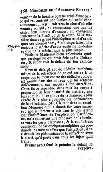 Histoire de l'Académie royale des sciences avec les Mémoires de mathematique & de physique, pour la même année, tires des registres de cette Académie.