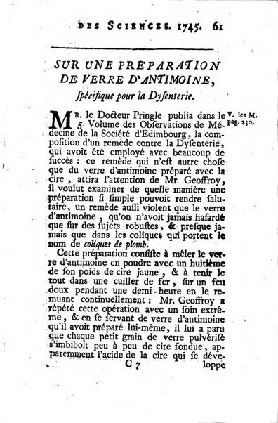 Histoire de l'Académie royale des sciences avec les Mémoires de mathematique & de physique, pour la même année, tires des registres de cette Académie.