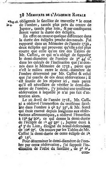 Histoire de l'Académie royale des sciences avec les Mémoires de mathematique & de physique, pour la même année, tires des registres de cette Académie.