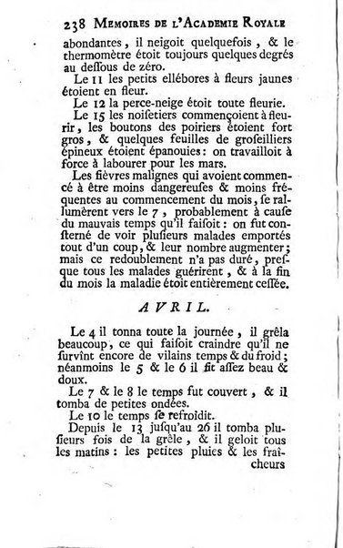 Histoire de l'Académie royale des sciences avec les Mémoires de mathematique & de physique, pour la même année, tires des registres de cette Académie.