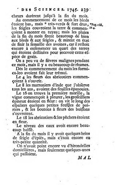 Histoire de l'Académie royale des sciences avec les Mémoires de mathematique & de physique, pour la même année, tires des registres de cette Académie.