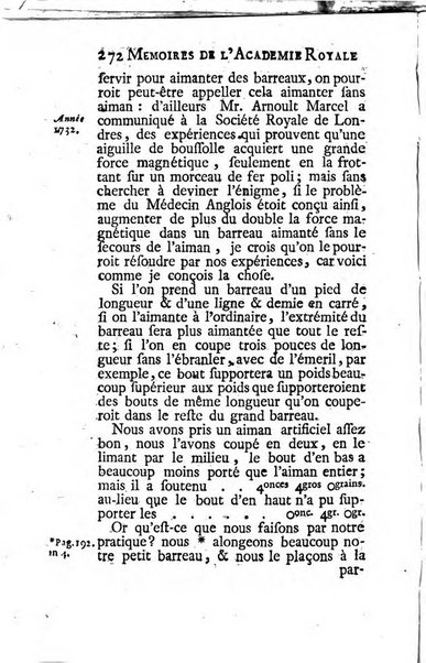 Histoire de l'Académie royale des sciences avec les Mémoires de mathematique & de physique, pour la même année, tires des registres de cette Académie.