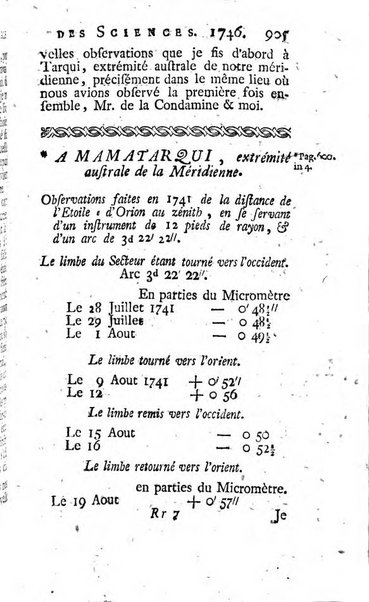 Histoire de l'Académie royale des sciences avec les Mémoires de mathematique & de physique, pour la même année, tires des registres de cette Académie.