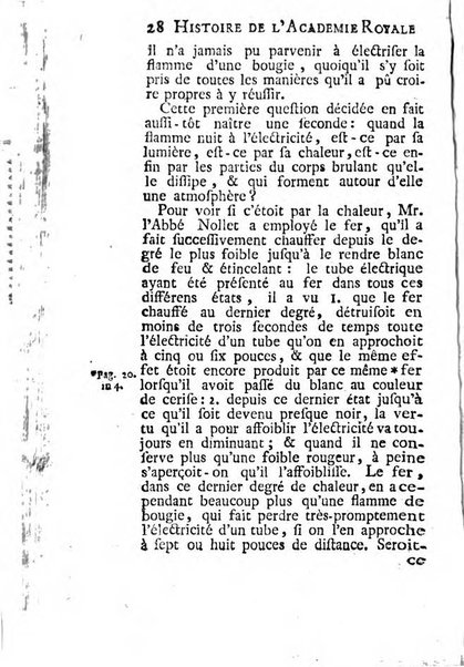 Histoire de l'Académie royale des sciences avec les Mémoires de mathematique & de physique, pour la même année, tires des registres de cette Académie.