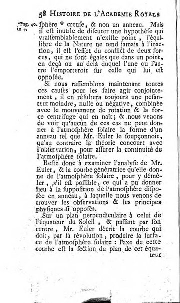 Histoire de l'Académie royale des sciences avec les Mémoires de mathematique & de physique, pour la même année, tires des registres de cette Académie.