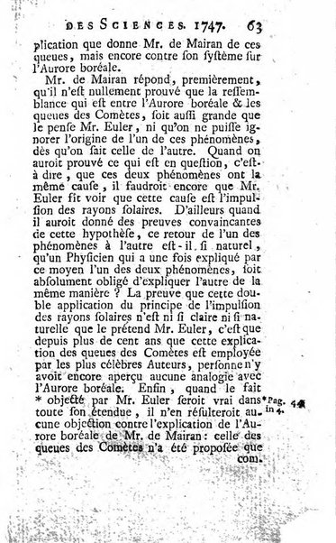 Histoire de l'Académie royale des sciences avec les Mémoires de mathematique & de physique, pour la même année, tires des registres de cette Académie.