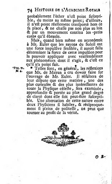 Histoire de l'Académie royale des sciences avec les Mémoires de mathematique & de physique, pour la même année, tires des registres de cette Académie.