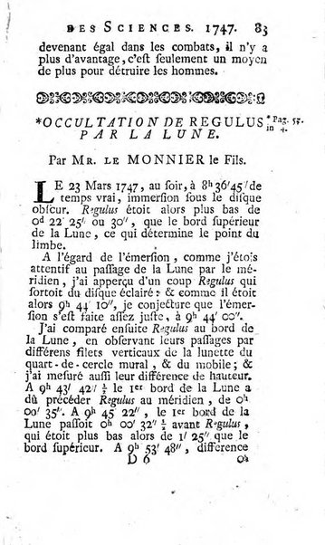 Histoire de l'Académie royale des sciences avec les Mémoires de mathematique & de physique, pour la même année, tires des registres de cette Académie.