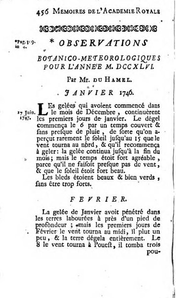 Histoire de l'Académie royale des sciences avec les Mémoires de mathematique & de physique, pour la même année, tires des registres de cette Académie.