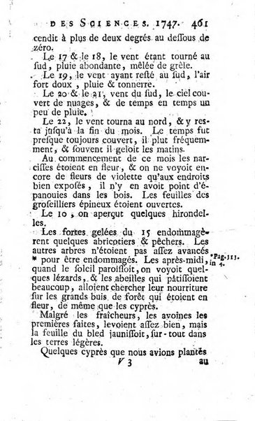 Histoire de l'Académie royale des sciences avec les Mémoires de mathematique & de physique, pour la même année, tires des registres de cette Académie.