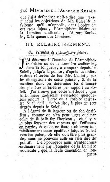 Histoire de l'Académie royale des sciences avec les Mémoires de mathematique & de physique, pour la même année, tires des registres de cette Académie.