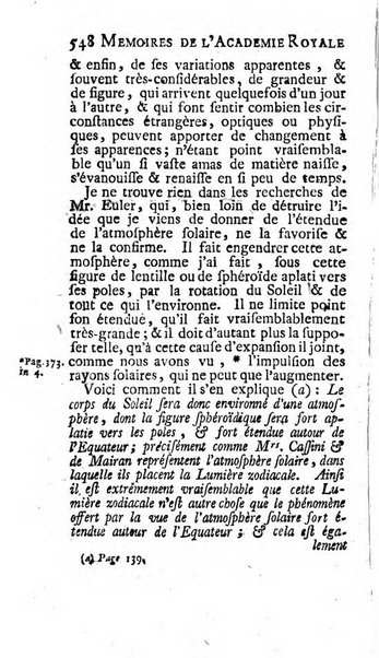 Histoire de l'Académie royale des sciences avec les Mémoires de mathematique & de physique, pour la même année, tires des registres de cette Académie.