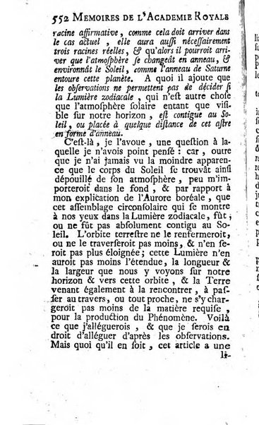 Histoire de l'Académie royale des sciences avec les Mémoires de mathematique & de physique, pour la même année, tires des registres de cette Académie.