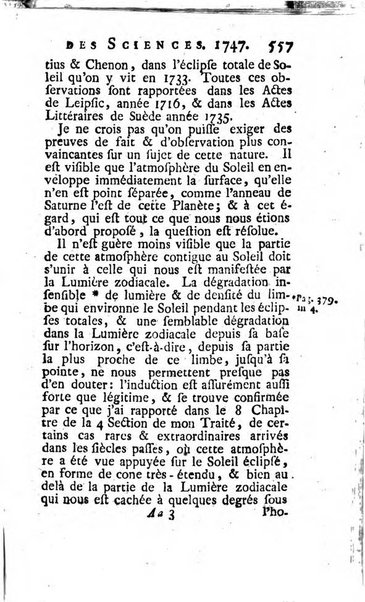 Histoire de l'Académie royale des sciences avec les Mémoires de mathematique & de physique, pour la même année, tires des registres de cette Académie.