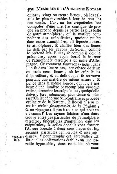 Histoire de l'Académie royale des sciences avec les Mémoires de mathematique & de physique, pour la même année, tires des registres de cette Académie.