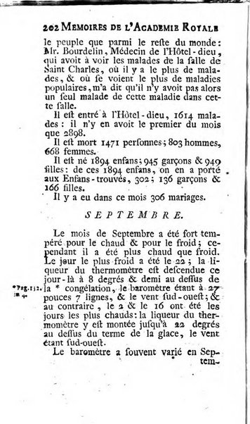 Histoire de l'Académie royale des sciences avec les Mémoires de mathematique & de physique, pour la même année, tires des registres de cette Académie.