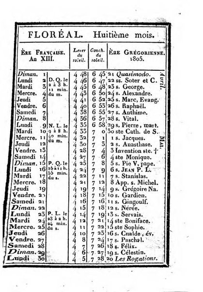 Annuaire du Département du Mont-Blanc contenant un essai statistique sur la popolation, divisée par esèces, par âges, par classes, &c