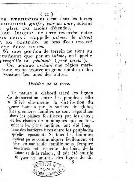 Annuaire du Département du Mont-Blanc contenant un essai statistique sur la popolation, divisée par esèces, par âges, par classes, &c