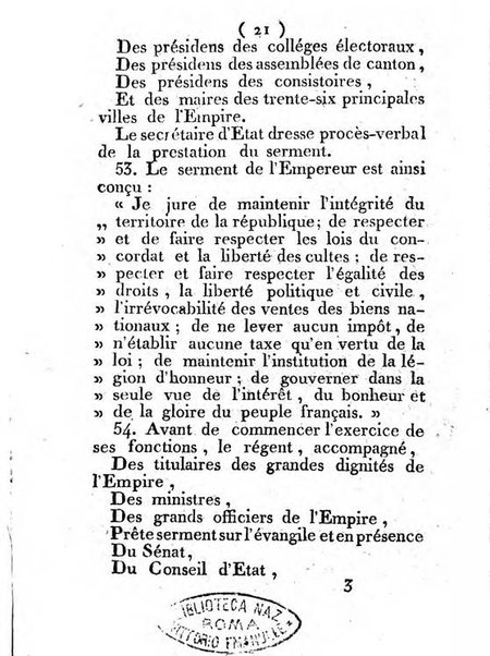 Annuaire du Département du Mont-Blanc contenant un essai statistique sur la popolation, divisée par esèces, par âges, par classes, &c