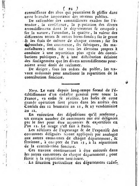 Annuaire du Département du Mont-Blanc contenant un essai statistique sur la popolation, divisée par esèces, par âges, par classes, &c