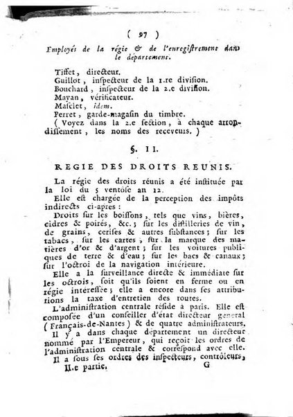 Annuaire du Département du Mont-Blanc contenant un essai statistique sur la popolation, divisée par esèces, par âges, par classes, &c