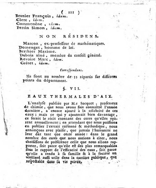 Annuaire du Département du Mont-Blanc contenant un essai statistique sur la popolation, divisée par esèces, par âges, par classes, &c