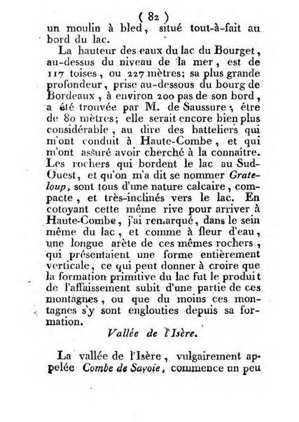 Annuaire du Département du Mont-Blanc contenant un essai statistique sur la popolation, divisée par esèces, par âges, par classes, &c