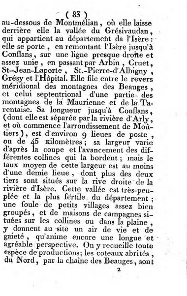 Annuaire du Département du Mont-Blanc contenant un essai statistique sur la popolation, divisée par esèces, par âges, par classes, &c