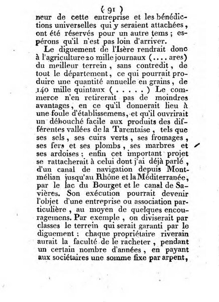 Annuaire du Département du Mont-Blanc contenant un essai statistique sur la popolation, divisée par esèces, par âges, par classes, &c